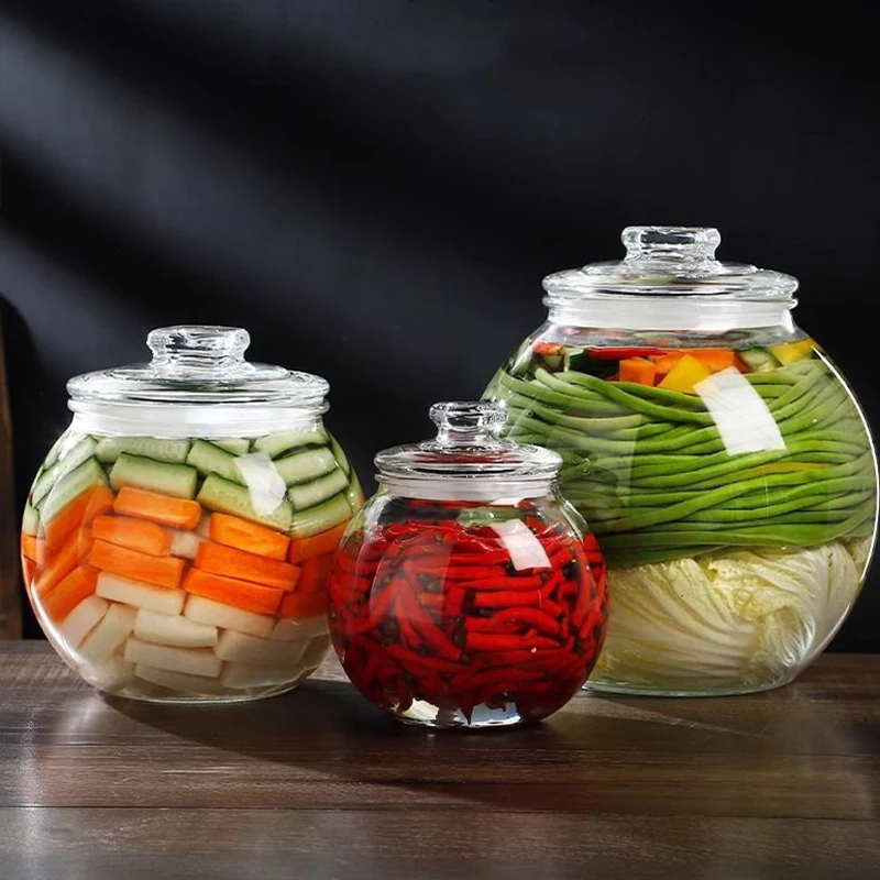 Fermentation Crock - 전통적인 발효 용기 세트: 에어록 뚜껑이