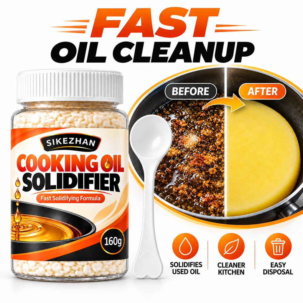 Home Cooking Oil Disposal - 2026년형 신제품, 160g 용량의 식용유 고형화제,