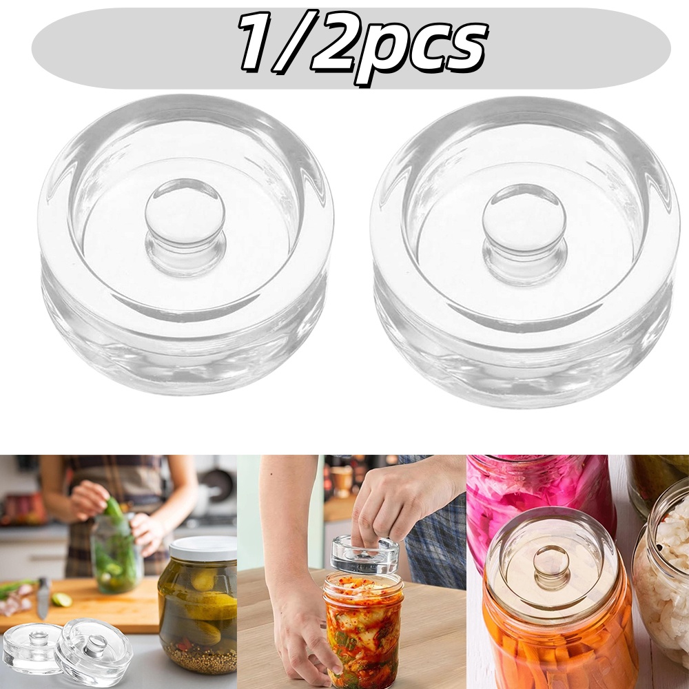 1/2개 발효 유리 무게추 넓은 입구 병 뚜껑 주방 도 - Fermentation Crock 리뷰 및 가격