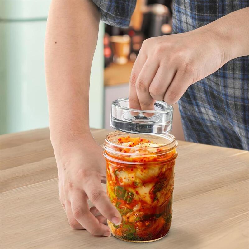 넓은 입구 발효용 무게 덮개 가정용 소형 유리 발효병  - Fermentation Crock 리뷰 및 가격
