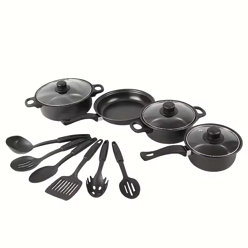 13종 주방 세트 (논스틱 인덕션 냄비, 프라이팬, 실 - Paella Pan Steel 리뷰 및 가격