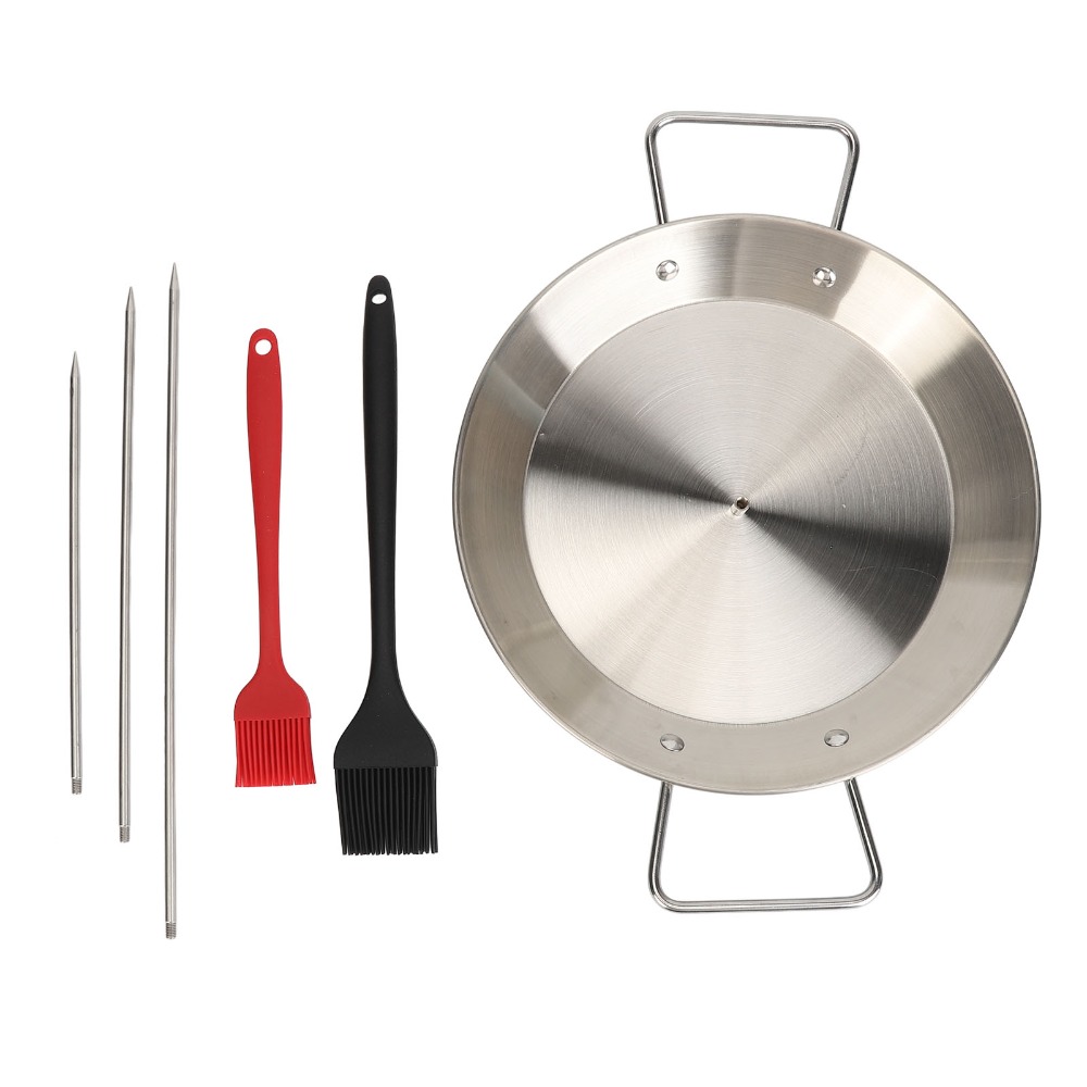 스테인리스 스틸 수직 꼬치 세트 실버 원형 팬 샤와르마 - Paella Pan Steel 리뷰 및 가격