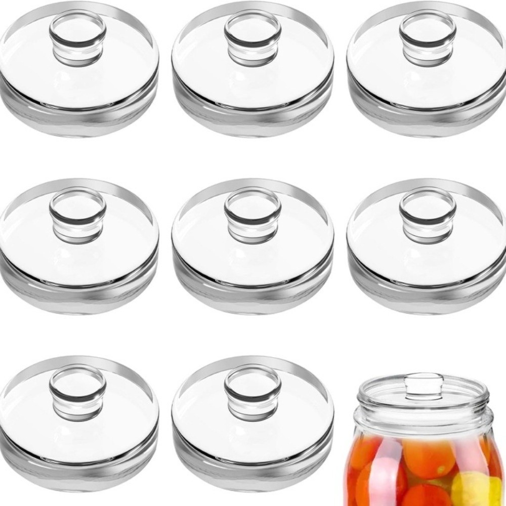 발효용 유리 무게추, 투명하고 손잡이가 달려 있으며 입 - Fermentation Crock 리뷰 및 가격