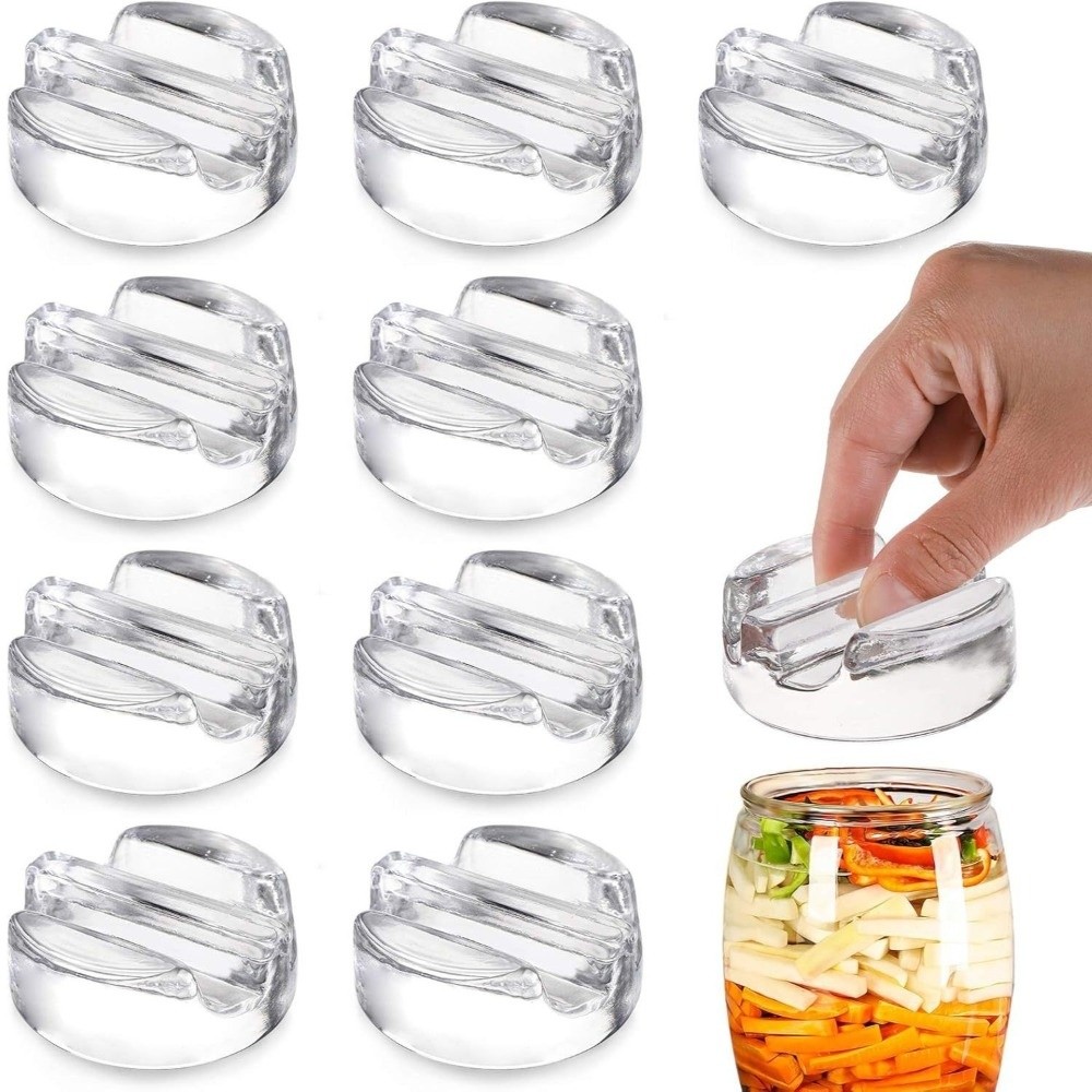 손잡이가 있는 발효 유리 무게추, 넓은 입구의 메이슨  - Fermentation Crock 리뷰 및 가격