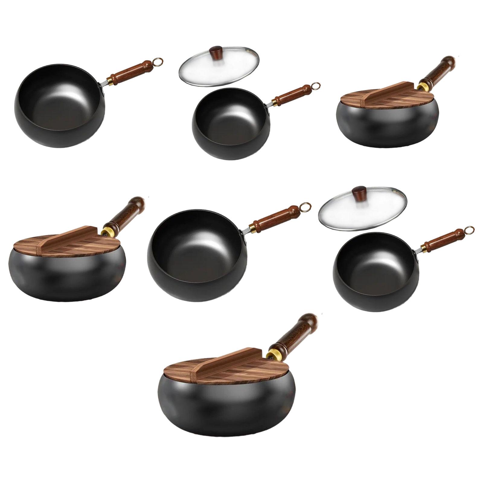 Nonstick Wok 끓는 유도 밥솥 가스 나무 손잡 - Home Cooking Chinese 리뷰 및 가격