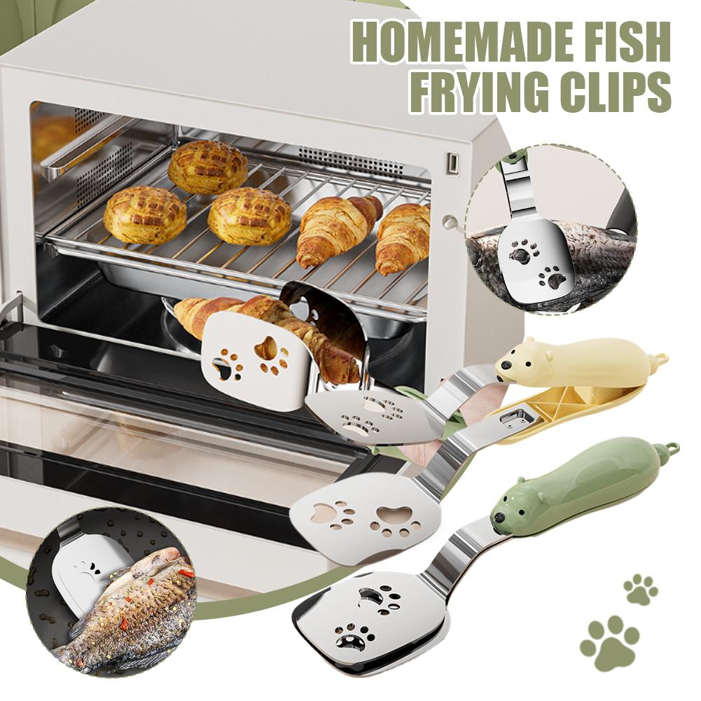 1/2개 곰 모양 생선 집게 스테인리스 주방용품 스패출 - Home Cooking Utensils 리뷰 및 가격